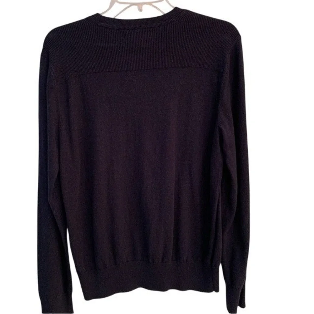*2/$38*.BANANA REPUBLIC. GREY/NAVY. Cashmere/Cotton Blend Men's sweaters Size M‎